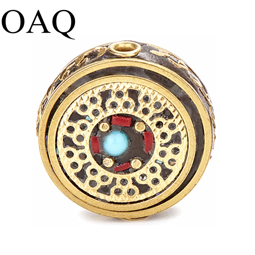 Buy Pure Copper Clay Beads Metal Beads For Jewelry