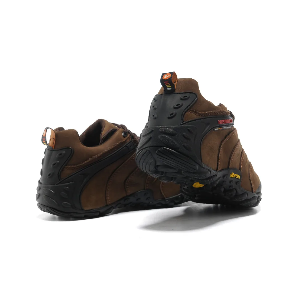 Merrell оригинальная профессиональная уличная Мужская обувь из нубука и натуральной кожи, походная обувь для альпинизма, альпинистские кроссовки