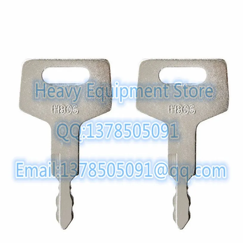 2 Pcs Heavty Equipment Ignition Coil Key For Gehl Hitachi Mustang New Holland Takeuchi Part Number H806 | Автомобили и мотоциклы