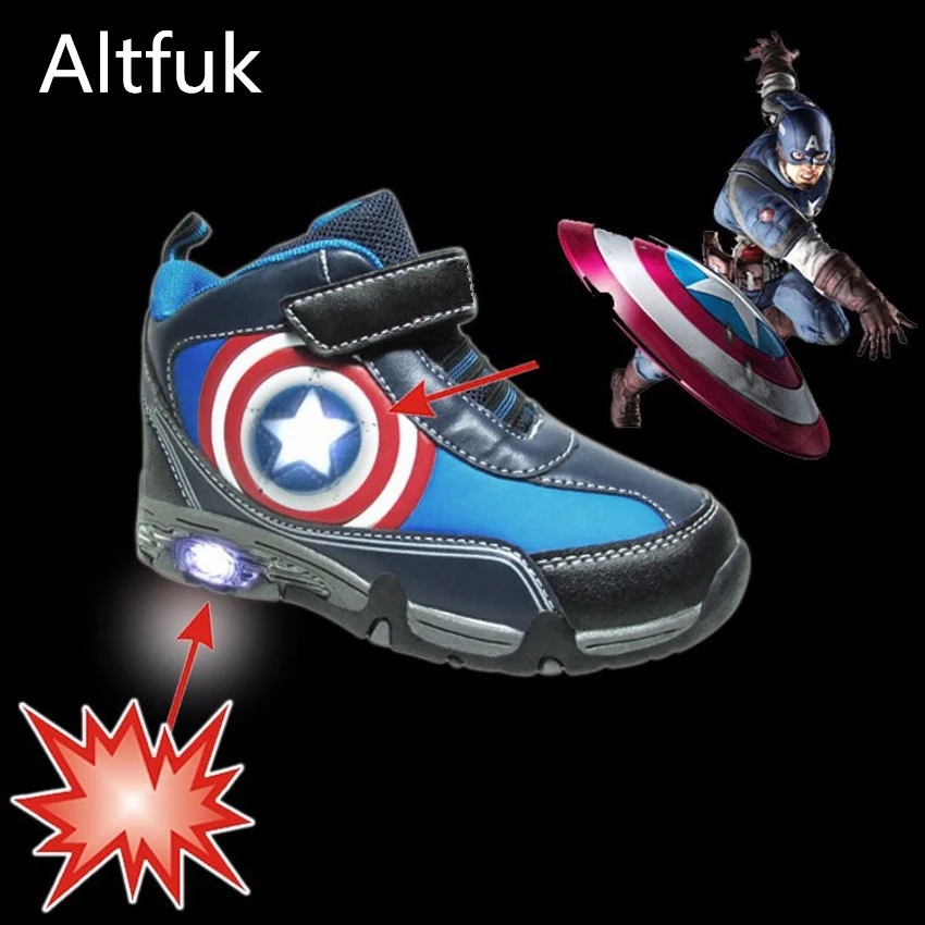captain america light up shoes