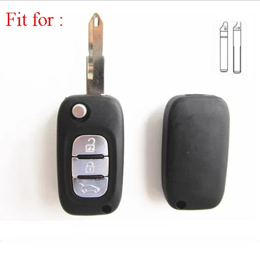Cocolockey силиконовый чехол для автомобильного ключа RENAULT Clio Megane Kangoo Modus откидной