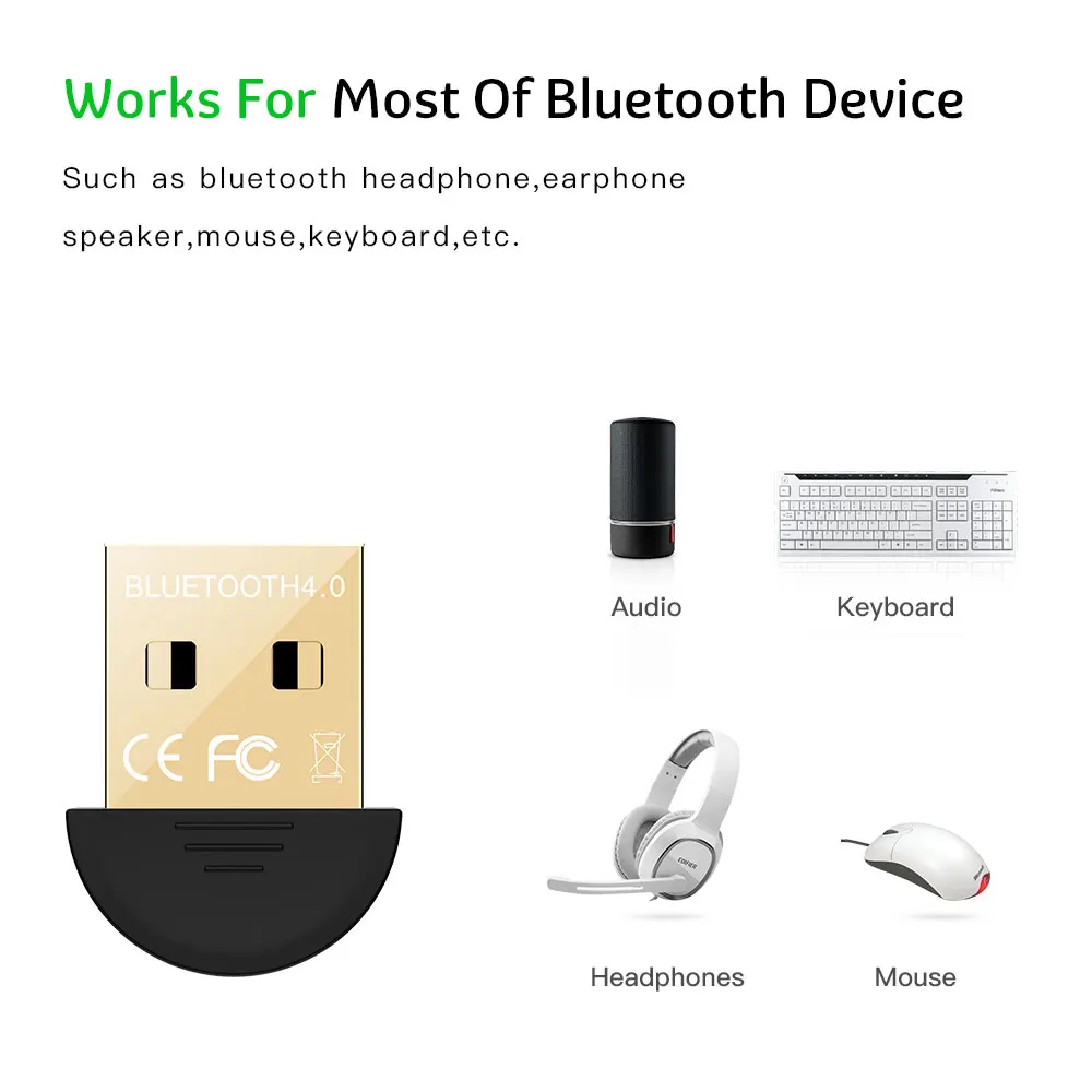 USB Bluetooth адаптер V 4,0 Двойной режим беспроводной ключ CSR 4,0 для портативных ПК Win Xp Win7/8/XP 25 Телефон