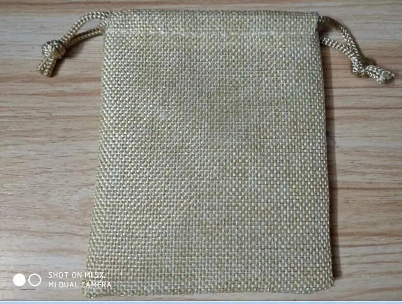 1000 шт. маленькие джутовые мешки на шнурке 10*12 см|bags for accessories|jewerly bagsbags jewerly |