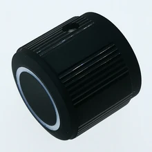 19x17 мм алюминиевый поворотный электронный регулятор потенциометра Ручка регулировки громкости аудио ручка гитарная ручка