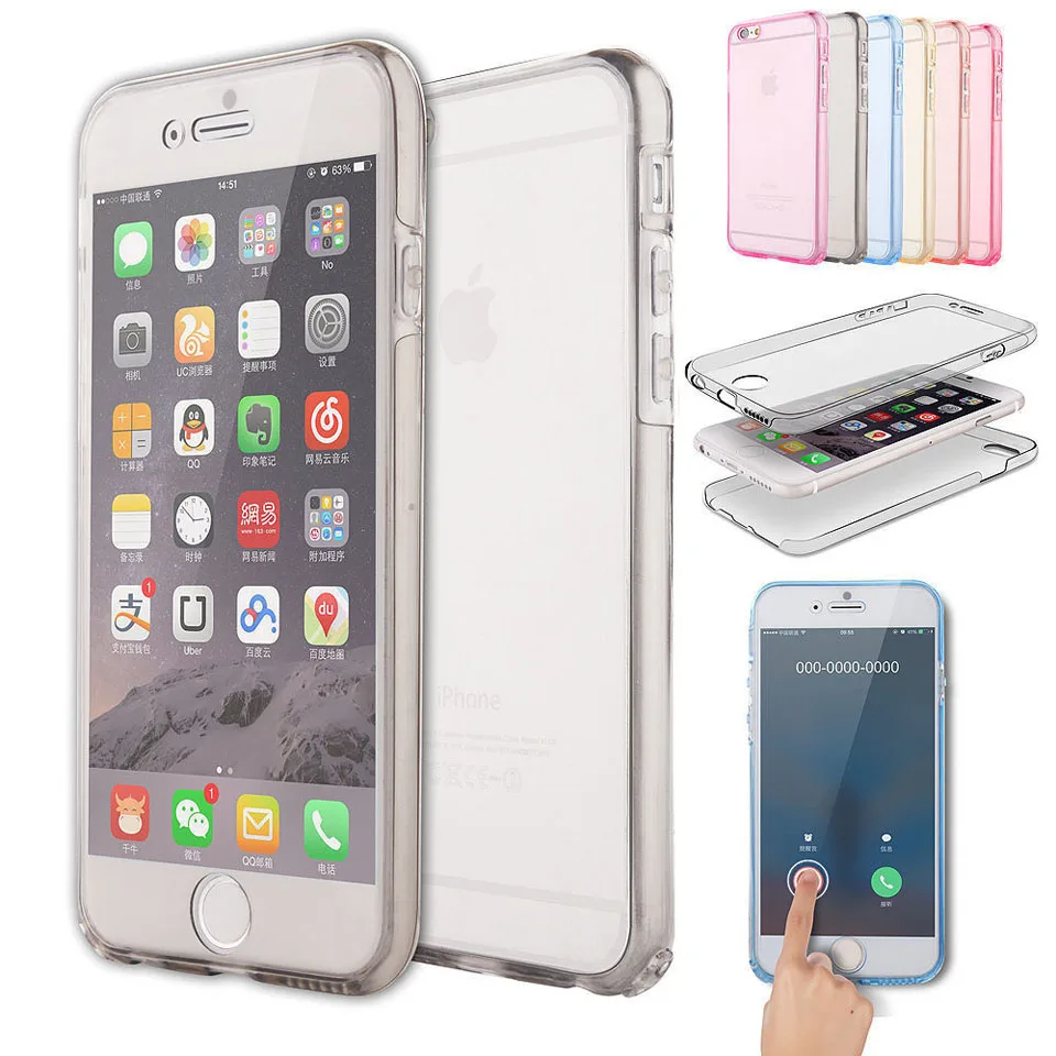 For iphone X 360 TPU Full Case XS MAX XR 6 6s 7 8 Plus Fundas Huawei Mate 20 Pro P20 P10 Lite Honor Sillcone Phone Cases |