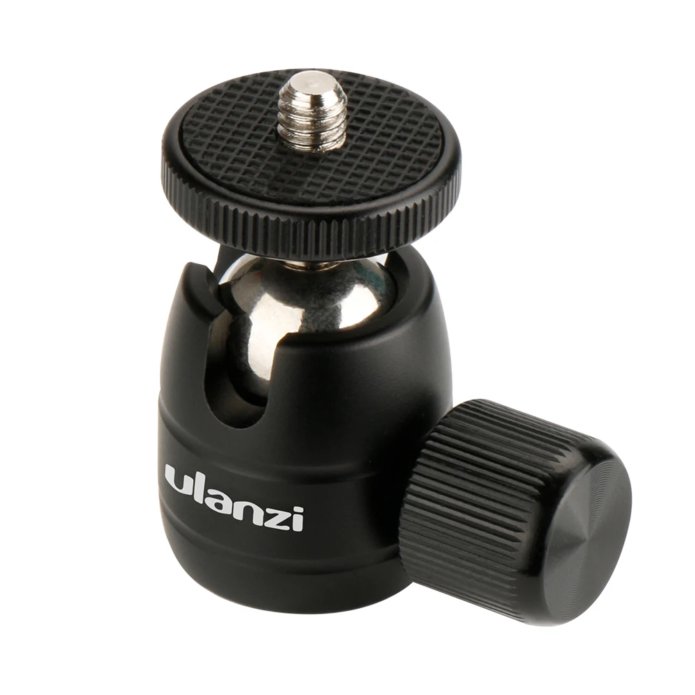 Ulanzi мини металлический шаровой головной штатив 1/4 с винтовым креплением на 360 градусов вращающийся шаровой штатив с шаровой головкой для DSLR камеры видеокамеры