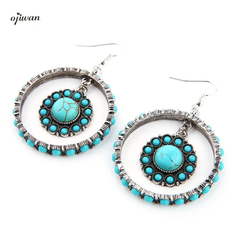 

Gypsy Earrings Hoop Bohemian Earrings Hippie aritos 2019 Boho Chic Earrings Tribal Earrings