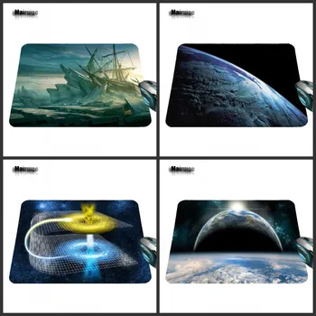 

Mairuige High Quality Hot Print Design Non-slip New Fixed Starry Earth Rectangle Mouse Pad Computer Game Pad 220x180X2mm