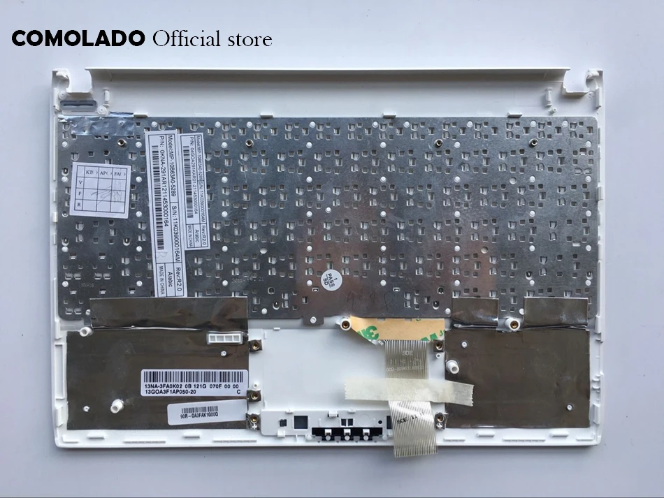 AR Arabic keyboard For ASUS Eee PC 1025 1025C white With Frame keyboard AR Layout (2)