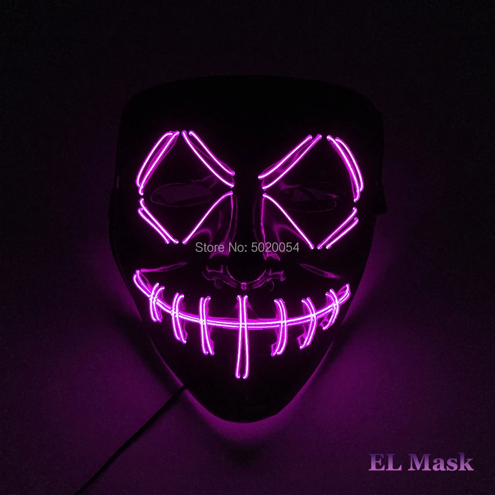 GZYUCHAO EL EVA Marshmello DJ EL Wire полный косплей с маской для лица шлем светодиодный маска для танцев DJ клуб бар, ночной клуб