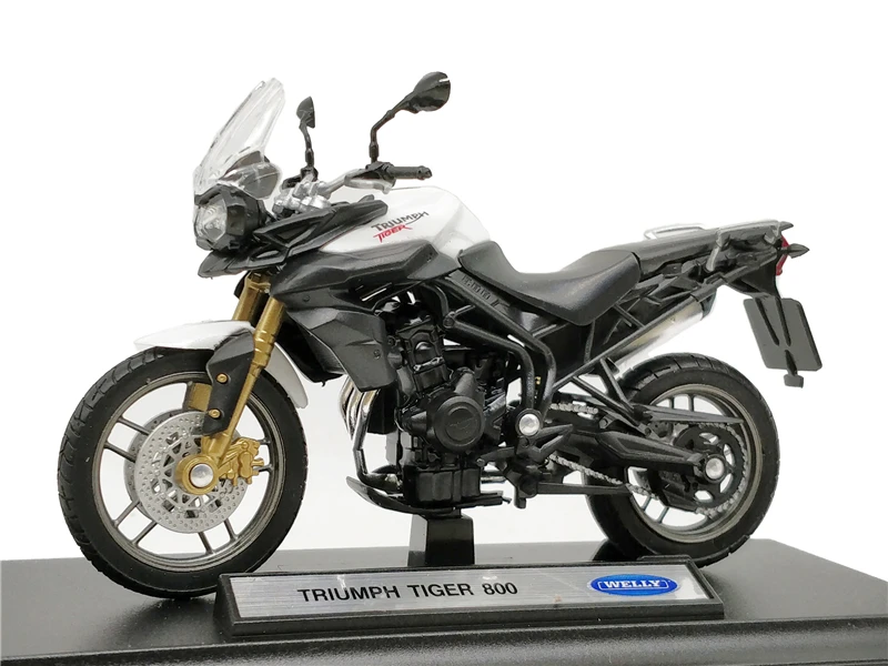 Welly 1:18 Triumph Tiger 800 литой мотоцикл