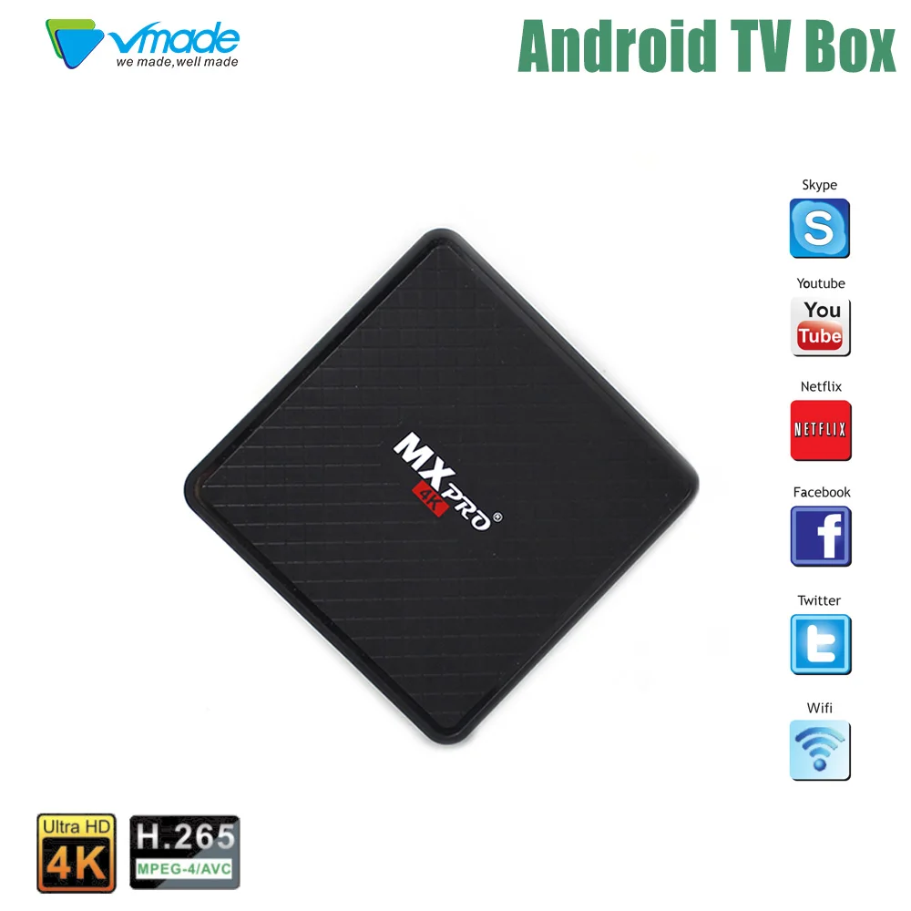 

Vmade Android 7.1 Mini TV BOX 1GB 8GB Allwinner-H3 Quad core Cortex-A7 Support H.265 HEVC 4K Support YouTube Mini Set Top Box