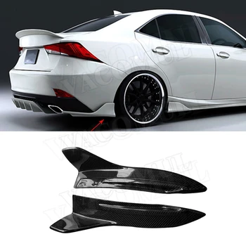 

Carbon Fiber FRP Primer black Rear Bumper Splitters Trims for LEXUS IS300 IS350 IS F Sport Sedan 4 Door 2017 2018 Car styling