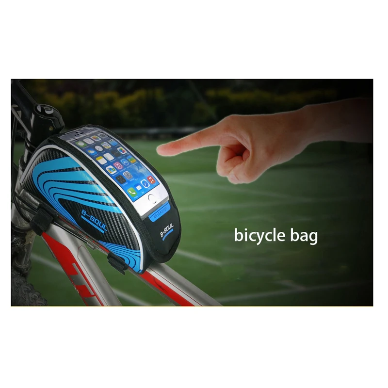 Waterproof Cycling Bicycle Bags Front Tube Frame Bag Saddle MTB Bike Triangle Pouch Holder Bycicle Accessories | Спорт и развлечения