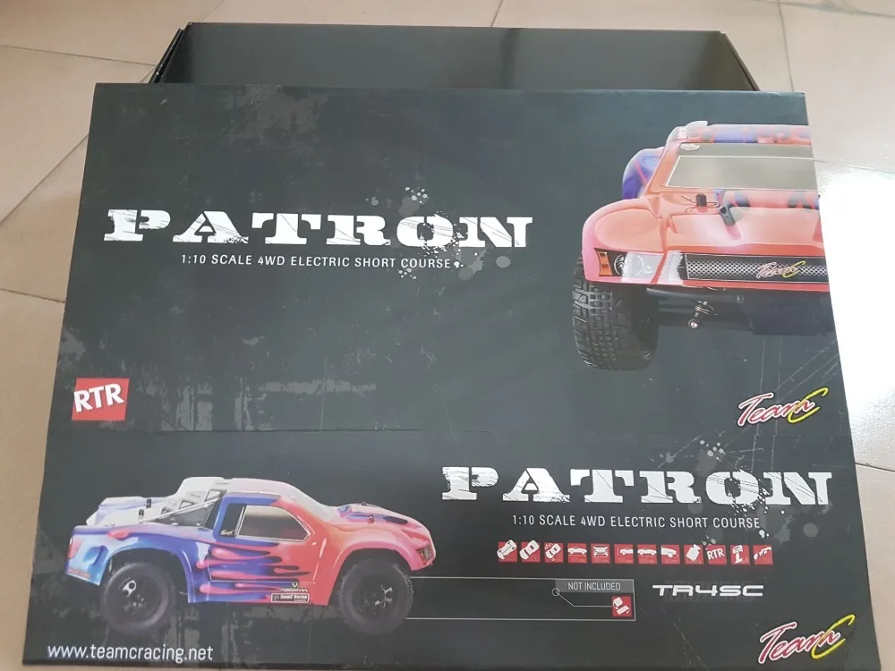 Команда C TR4SC 1/10 4WD бесщеточный короткий курс автомобиля 3500KV/MAX10