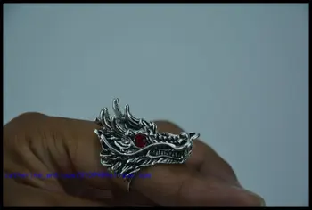 

Rare old Chinese silver dragon Ring,02,free shipping