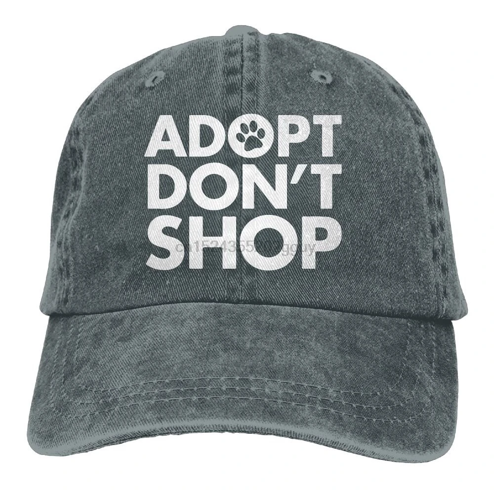 

Adopt Don't Shop Dog Paw Vintage Cowboy Baseball Caps Trucker Hats