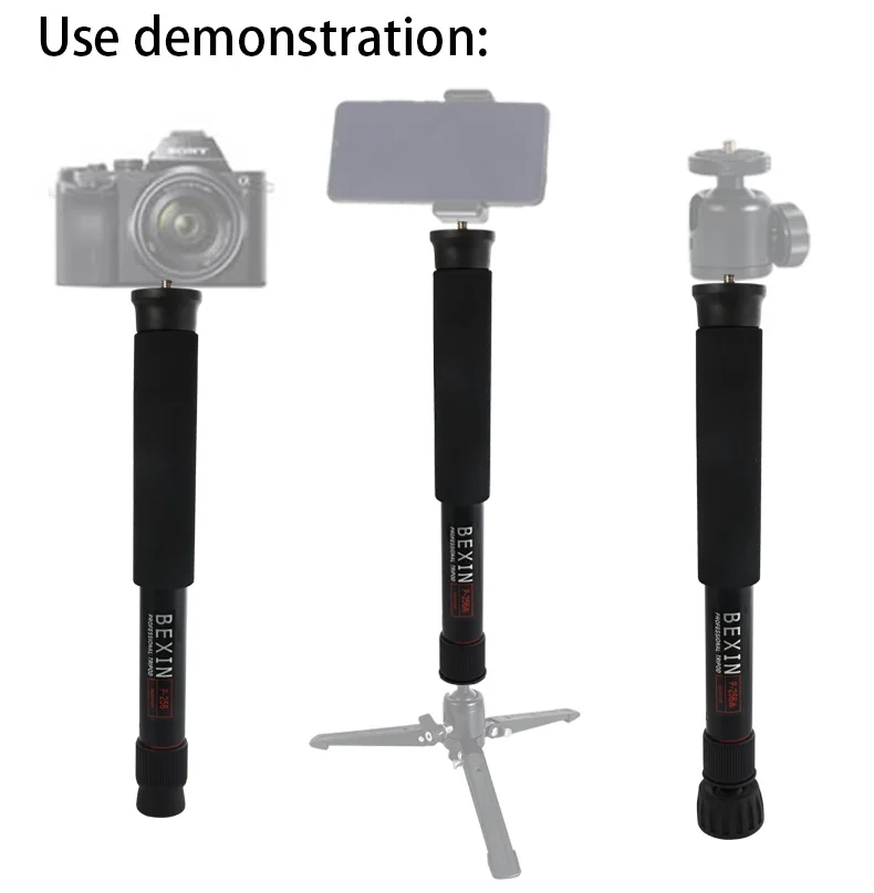 fotografia unipod dslr câmera de vídeo monopé suporte