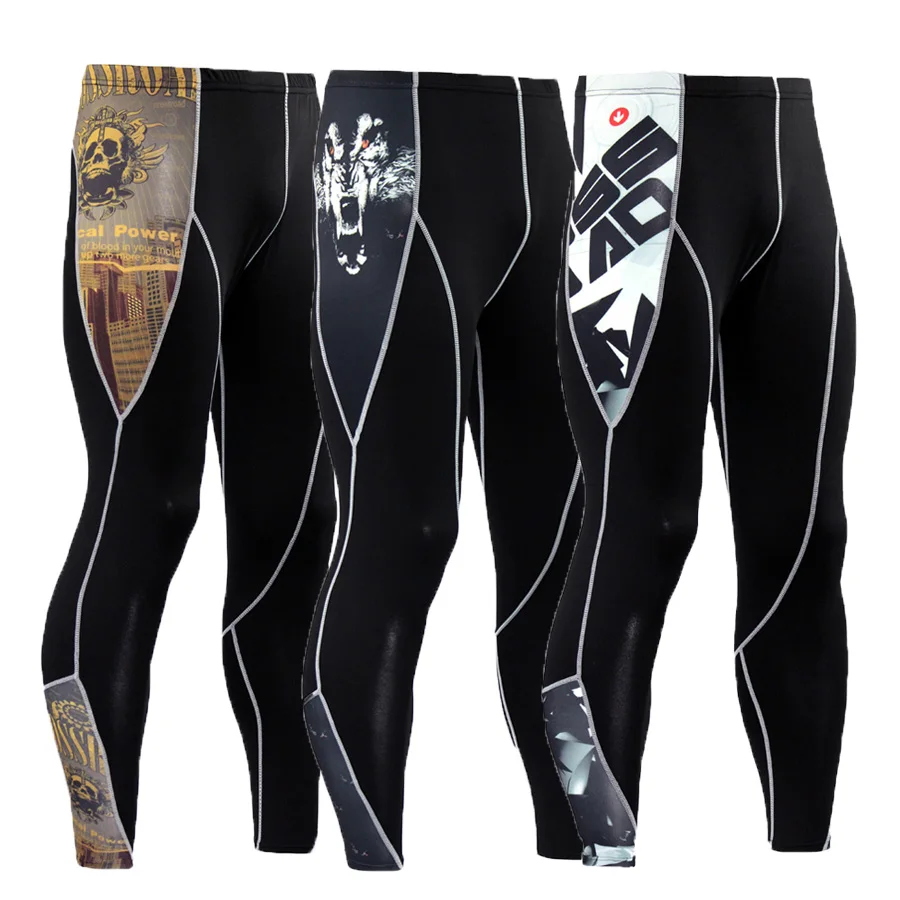 

High Quality Compression Pants Running Tights Men Run Jogging Pants Sport Leggings Men Gym Tight Bodybuilding Fitness Trousers