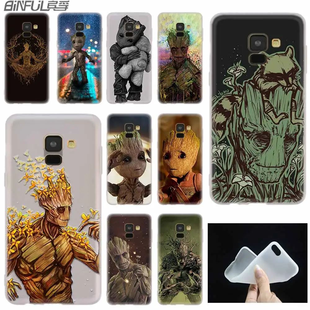 

Guardians of the for Galaxy Marvel case Silicone cover For Samsung Galaxy A6 A8 A9 A7 A5 A3 Plus 2018 2017 2016 2015 A6S Star