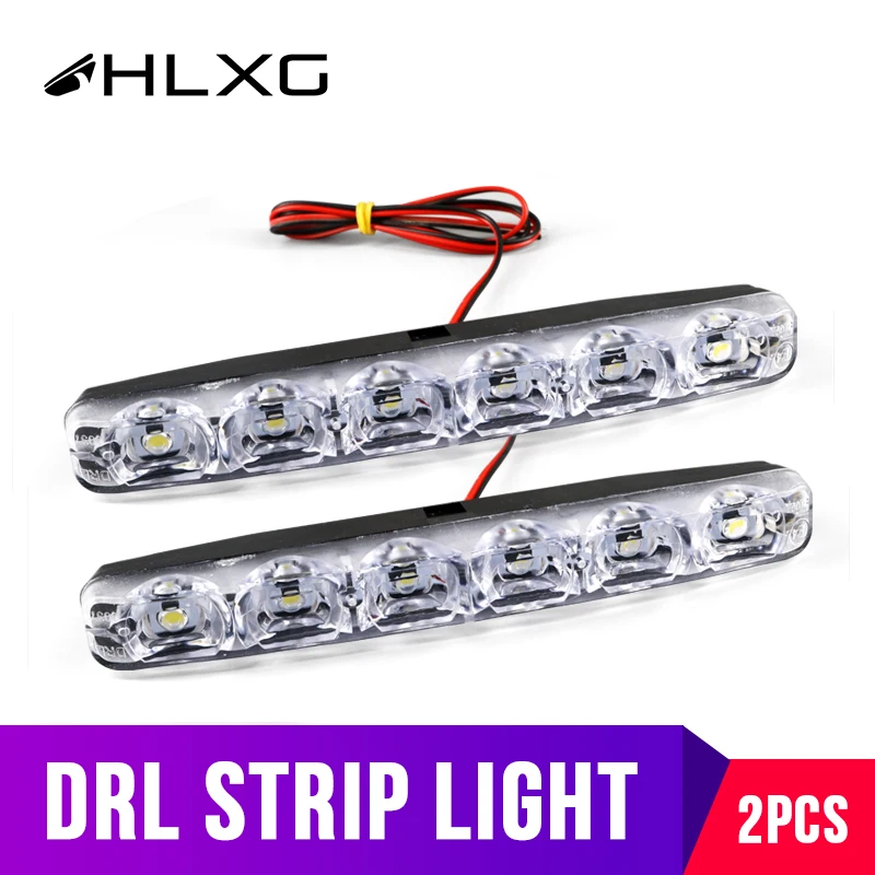 

LED Daytime Running lights Ultra Bright 12V Waterproof Auto Diode lamps DRL Driving LED Strip Fog lights bulbs for cars White