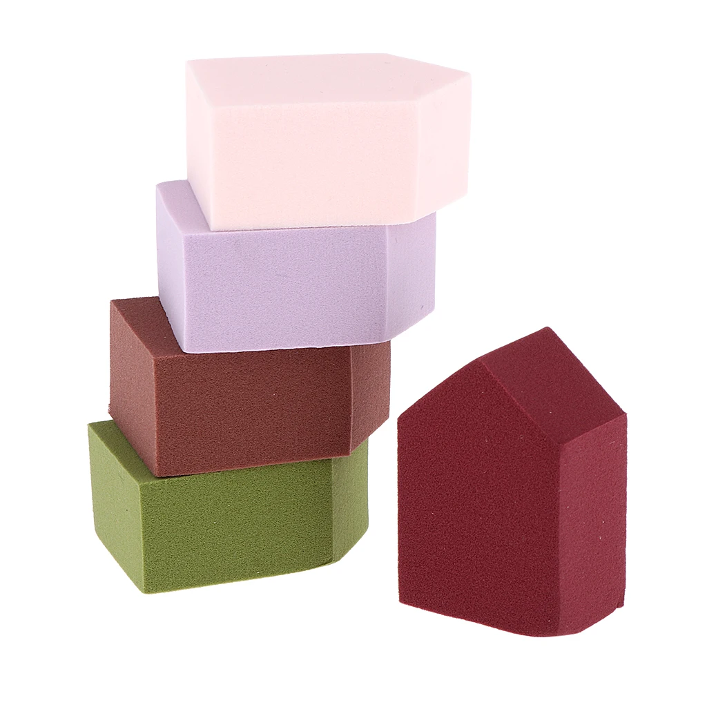 10 шт./кор. макияж губка Набор Косметика блендер слоеная основа смешивание губка для жидкости, крем и порошок