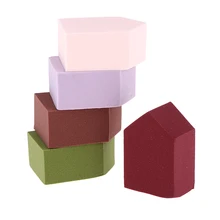 10 шт./кор. макияж губка Набор Косметика блендер слоеная основа смешивание губка для жидкости, крем и порошок