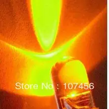 1000 шт/партия! 3 мм Мигающий Желтый светодиодный(5000mcd) 3 мм Мигающий Желтый светодиодный 3 мм водный яркий светодиодный