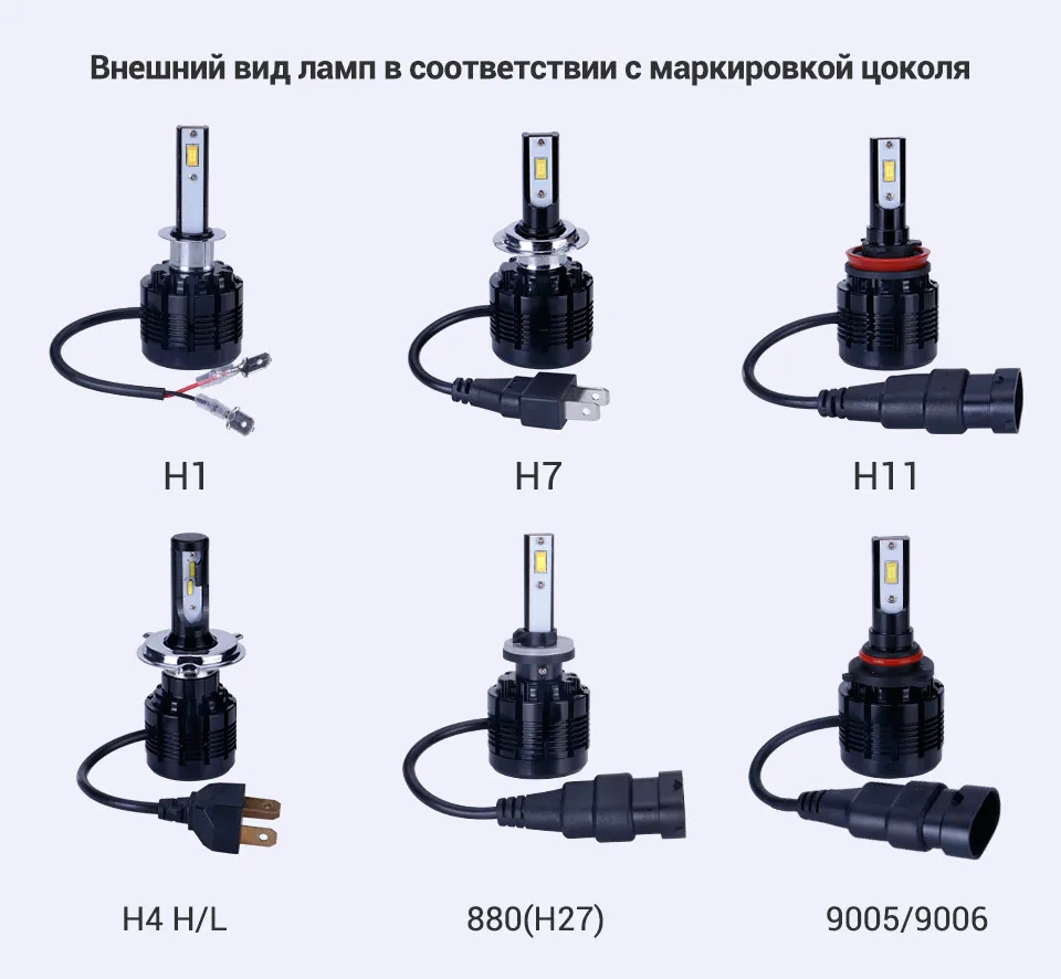 TC-X С умной системой контроля температуры лед лампочки светодиодные лампы для авто H1 H8/H11 HB3/9005 HB4/9006 H4 H27 /880 12В для рефлекторной оптики