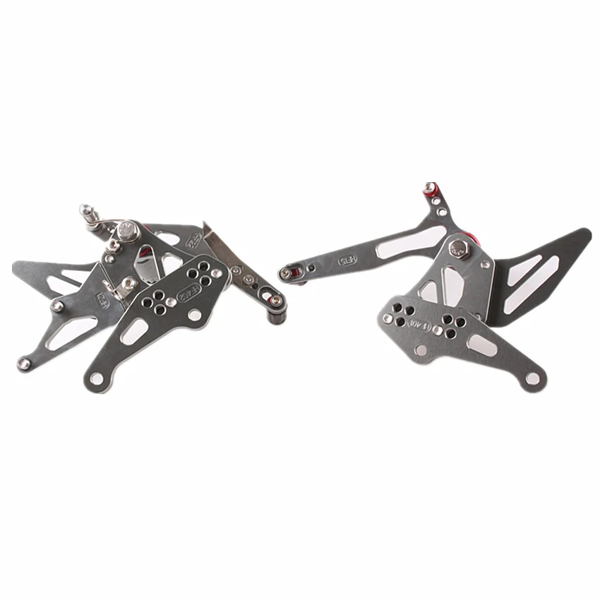 Для Kawasaki Ninja 1000 Z1000/SX CNC Алюминиевые Регулируемые задние подножки педали серый
