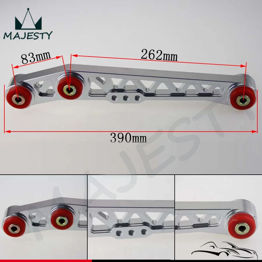 Гоночный задний Регулируемый нижний рычаг LCA для Honda Civic EG 92-95+ втулки шайбы