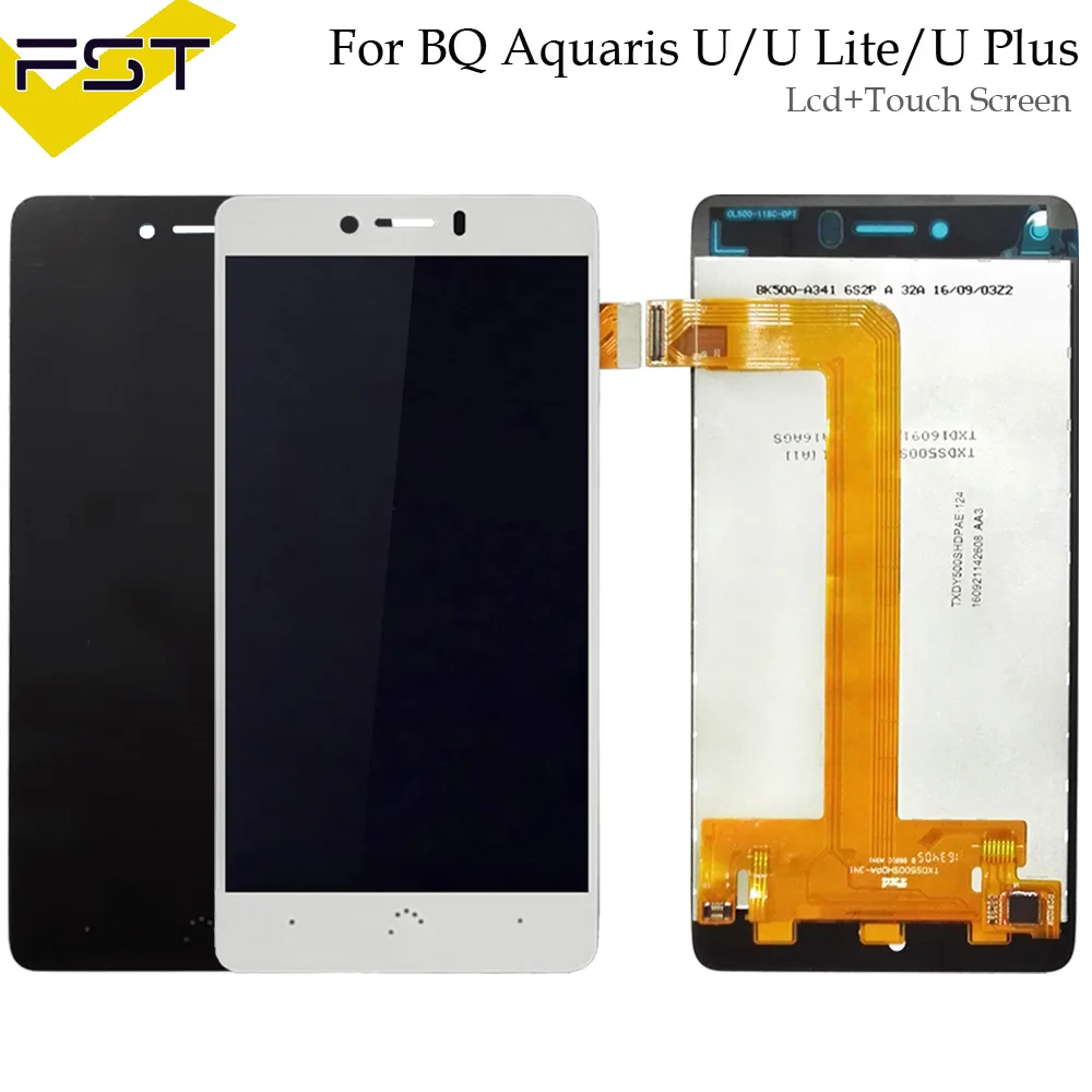 

100% Tested For BQ Aquaris U LCD /BQ U lite LCD/BQ U Plus LCD Display Touch Screen Assembly For BQ U LCD Panel Tactil
