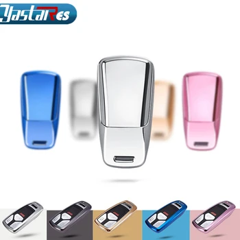 

Soft TPU Key Rings Protection Cover for Audi 2017 A4L A3 2016 2017 TT Q7 Protect Shell Car Styling Cover Case Car Accessories
