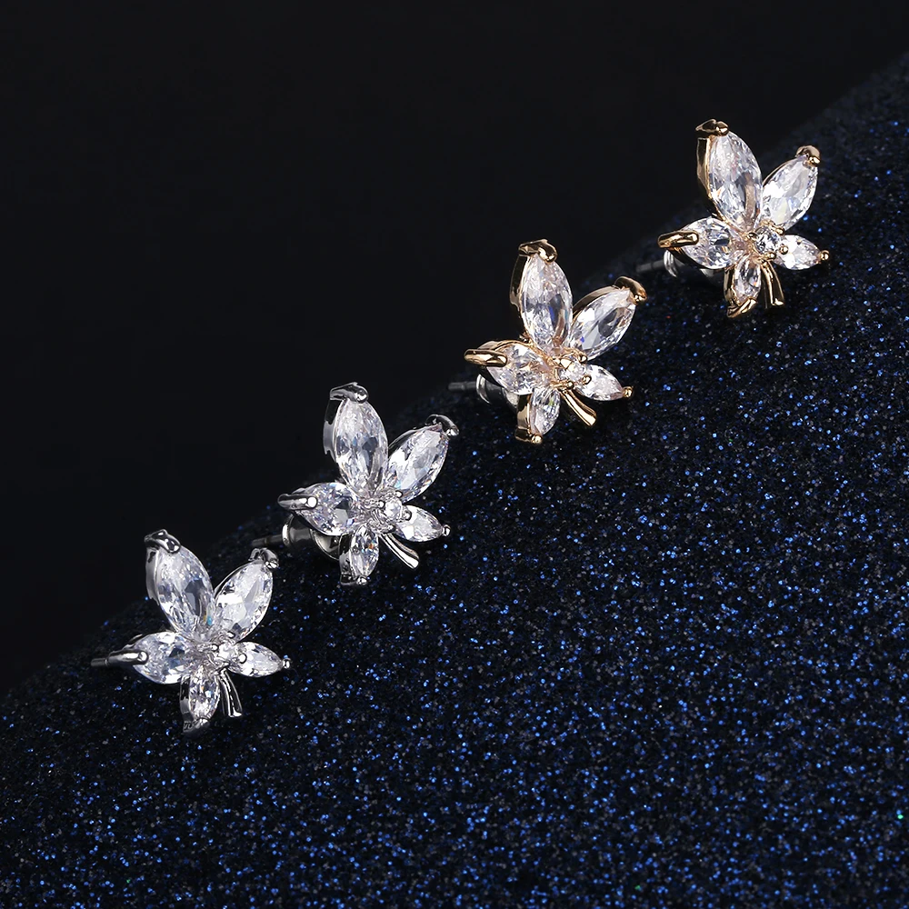 Fashion Plating Alloy Fresh And Simple Maple Leaf Earrings Two-tone Beautiful Mature Sweet Lady Gift | Украшения и аксессуары