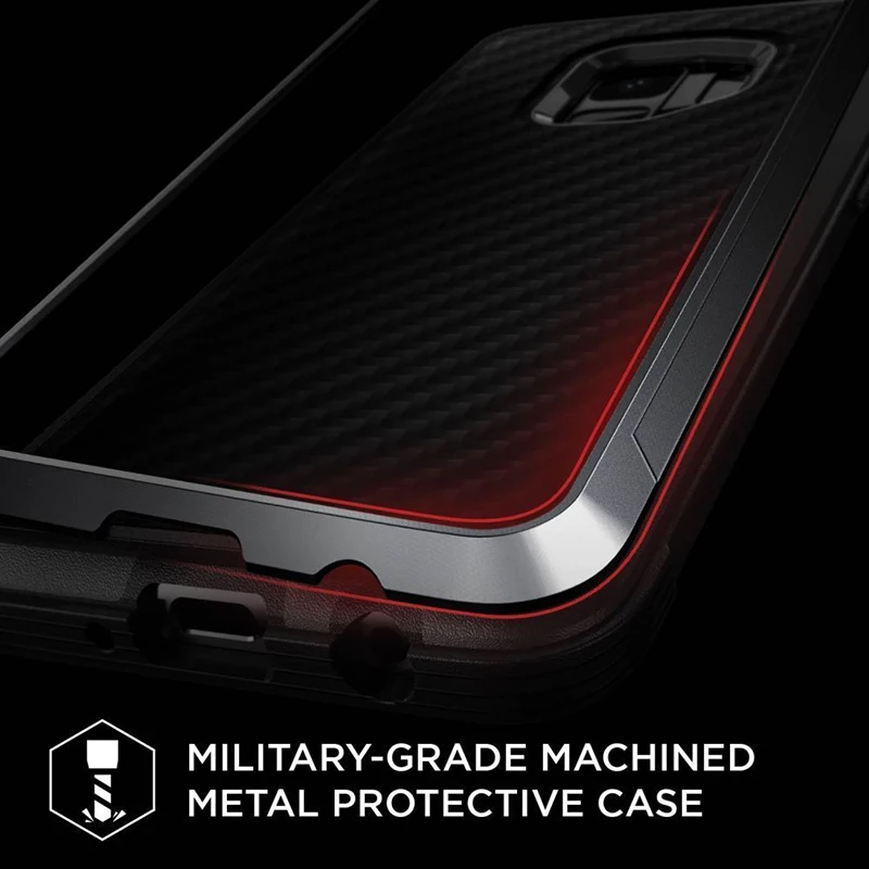 X-Doria Defense Lux чехол для телефона для samsung Galaxy S9 Plus, военный класс, защитный чехол для S9, алюминиевый чехол