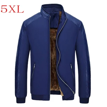 

Men Warm Jacket 2018 Winter New Mens Casual Jackets Fashion Plus Size Male Outerwear Plus Velvet Brand Coat