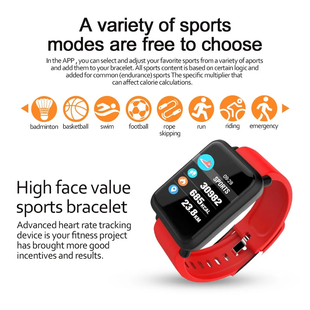 Умные часы для смартфонов на Android поддержка смарт браслета трекер сердечного