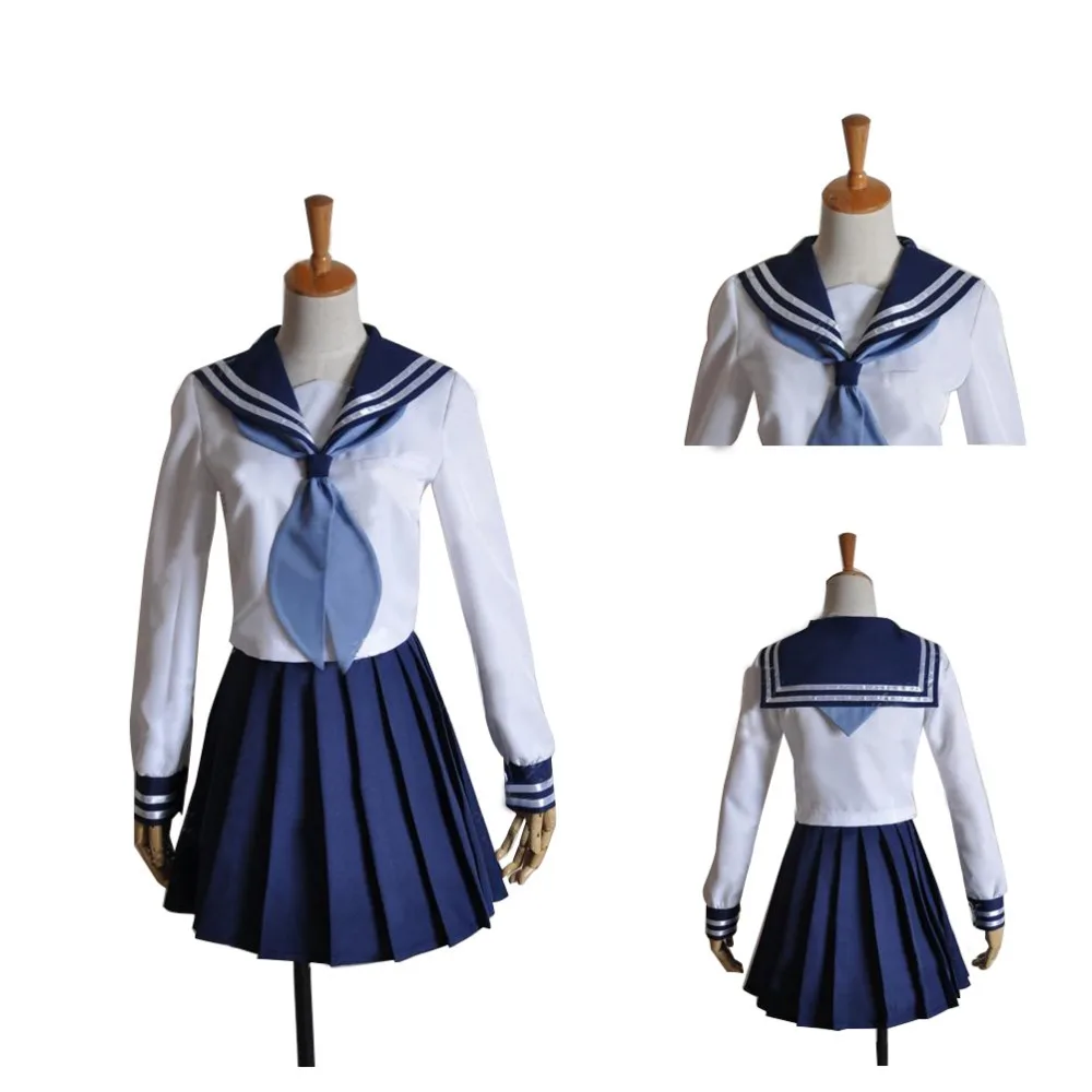 

Kisstyle Fashion Hyouka Eru Chitanda Cosplay Costume Summer School Uniform Long Sleeve,Customized Accepted