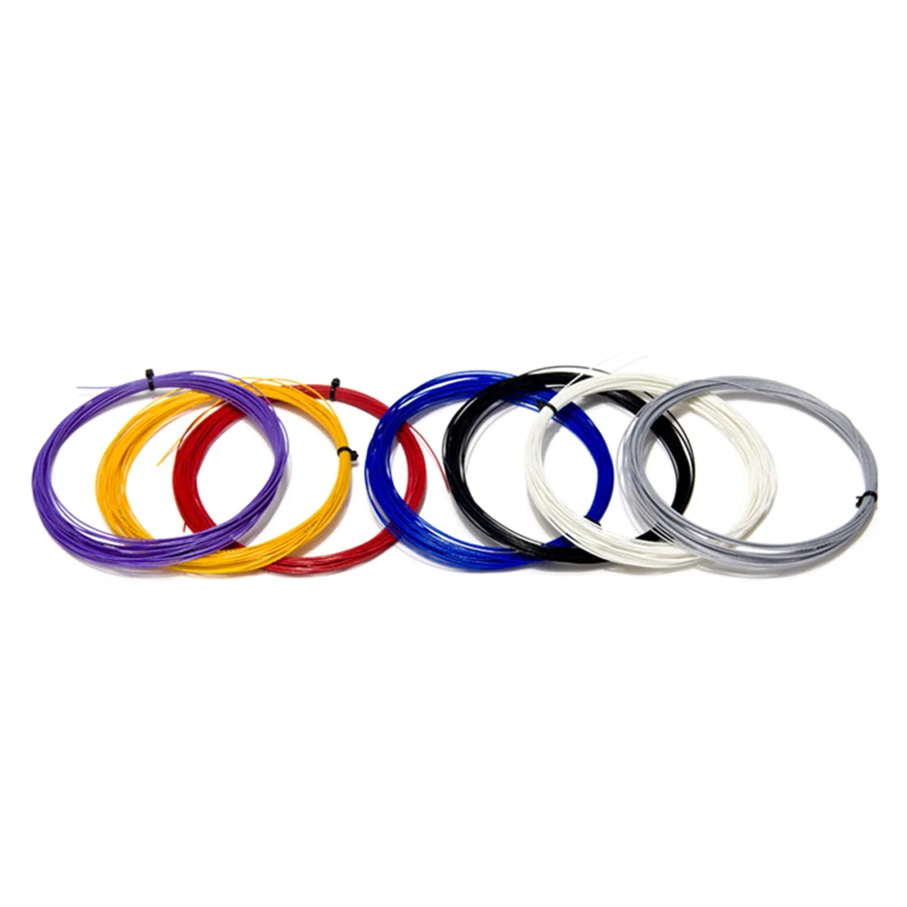 High Elastic Durable Badminton Racket String Racquet Replacement Lines 0.69mm Random Color