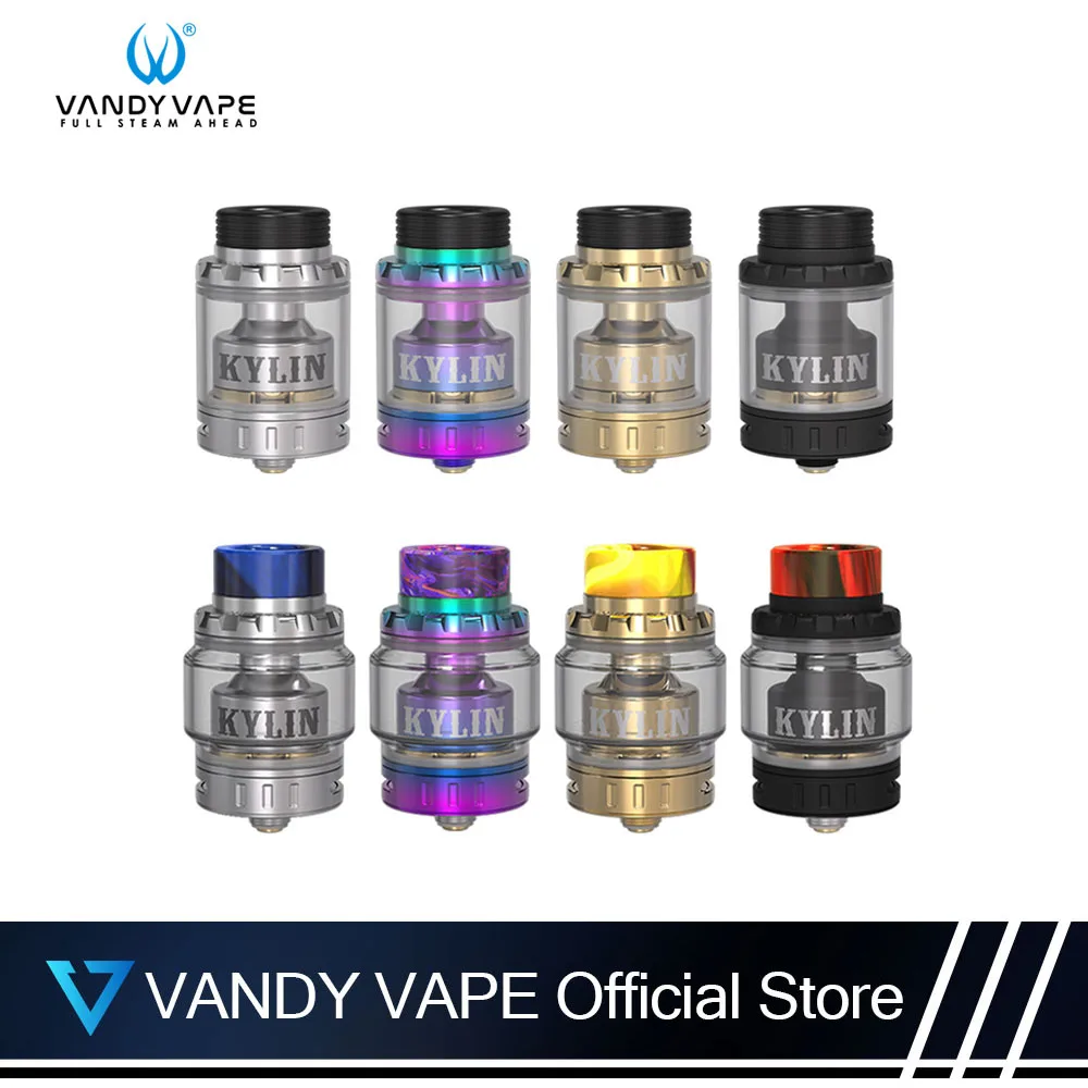 Vandy vape Kylin мини RTA бак 3 мл до 5 емкость для электронной сигареты распылитель с медом