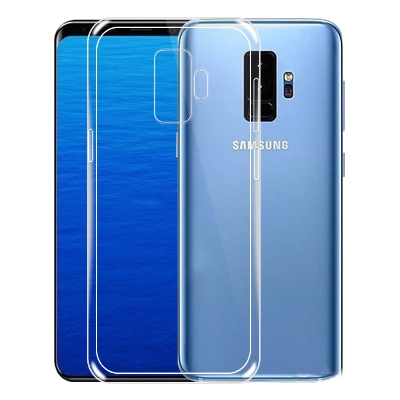 Soft silicone Cover Bumper For Samsung Galaxy A6 A8 Plus J4 J6 J8 2018 for A70 A50 S10 S9 S8 Note 9 10 Pro Phone Case |
