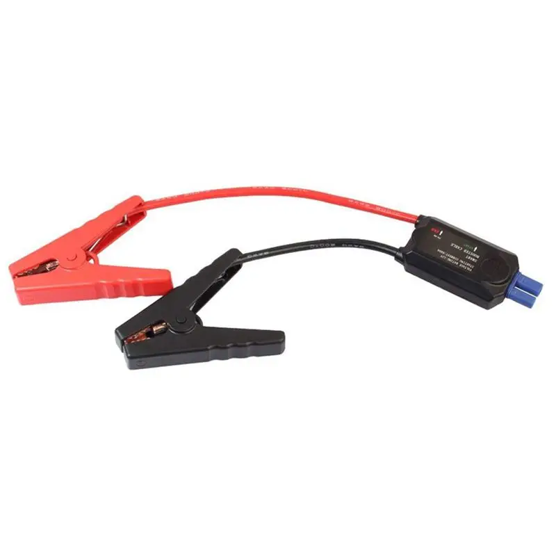 Автомобильный прыжок стартер 650A EC5 Соединительный соединительный кабель зажимы "крокодил" автомобиль аварийный бустер клип - Цвет: Red black