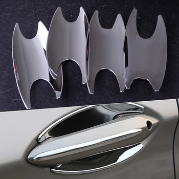 

beler Car-styling 4PCS ABS Chrome Front Rear Side Door Handle Bowl Trim Cover Fit for BMW 7 Series G11 G12 730Li 740Li 2016 2017