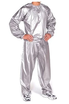 

2018 Hot Fitness Waterproof PVC Sweat Sauna Suits Heavy Duty Weight Loss Anti-Rip