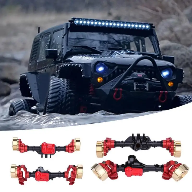 

1 set Durable Metal Front Rear Axle for RC Climbing Car Traxxas TRX-4 Accessory for Car toys Accessories