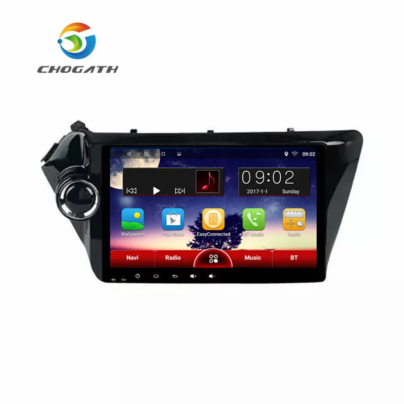 

ChoGath Quad Core RAM 1GB 9'' Android 7.0 car dvd player gps navigation for Kia k2 RIO 2010 2011 2012 2013 2014 2015 car stereo