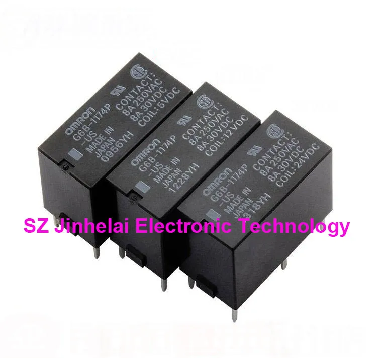 

100%New and original OMRON OMRON Relay G6B-1174P-US 24VDC 12VDC 5VDC