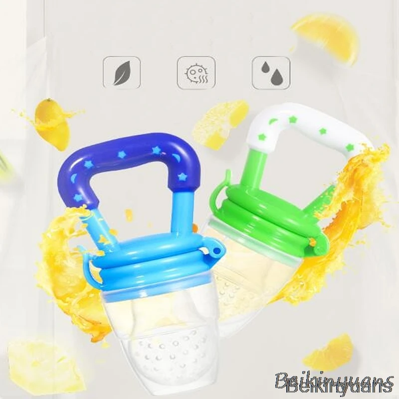 Детские Силиконовые соски-пустышки детская пустышка на цепочке с прищепкой, ребенок фруктовая соска для кормления для малышей с принтом в виде бутылки пищевая добавка