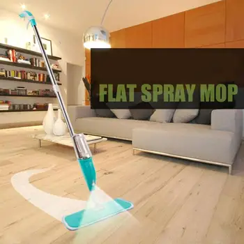 

Home Microfiber Cloth Head Wooden Tile Floor Ceramic Tile Automatic Windows Clean Flat Mop Water 360 Rotating Swab Cleaning Tool