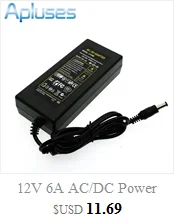 12V 1.5A 18W источник питания AC/DC адаптер трансформаторы переключатель для светодиодной ленты RGB потолочный светильник лампа драйвер Источник питания 90 V-220 V